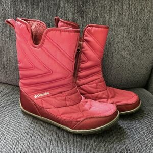 Burgundy Columbia MINX™ SLIP III womens Snow Boot